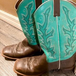 Girls Justin cowgirl western boots